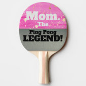 Mama Der legendäre Funny Smack Talk Pink Silver Ga Tischtennis Schläger (Rückseite)