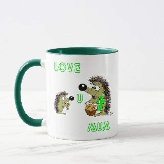 Mama der Liebe-U Tasse (Links)