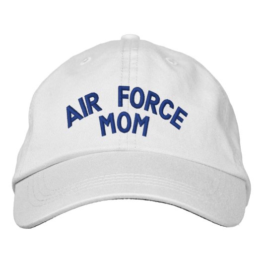 Mama der Luftwaffe Bestickte Baseballkappe (Vorderseite)