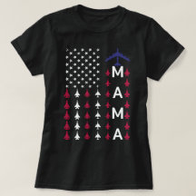 Mama der Luftwaffe Ehefrau Mama Usafa Momma Momma