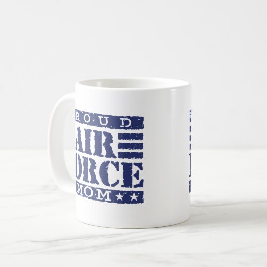 Mama der Luftwaffe Kaffeetasse (Vorderseite Links)