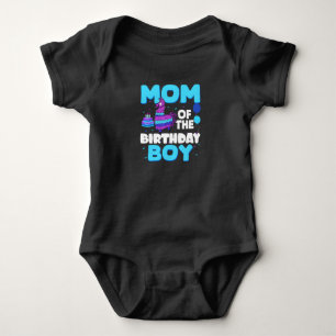 Mama der Mama und Vater der Geburtstagsjunge Lama Baby Strampler