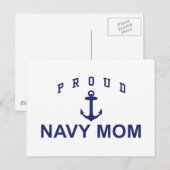 Mama der Marine Postkarte (Vorne/Hinten)