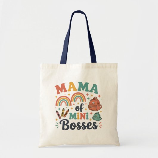 Mama der Mini-Bosse Tragetasche (Vorne)