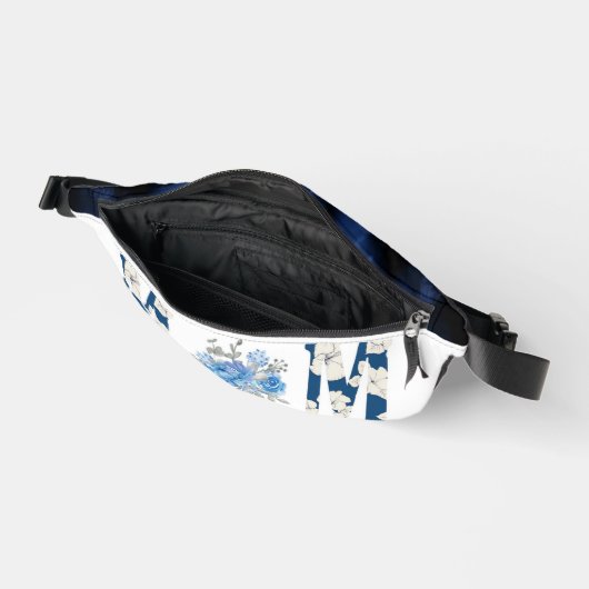 Mama der Mütter Day Blue Floral Bauchtasche (Offen)