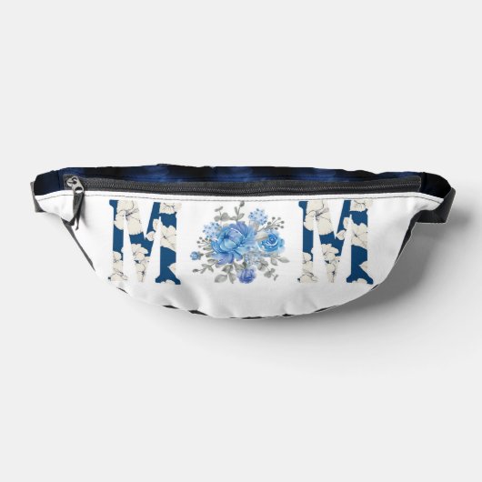 Mama der Mütter Day Blue Floral Bauchtasche (Ablage )