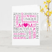 Mama der Mutter Karte (Gelbe Blume)