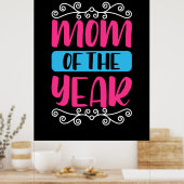 Mama der Mutter Kunst des Jahres Poster (Küche)