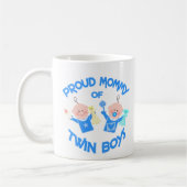 Mama der Mutter Tagesder Doppeljungen Kaffeetasse (Links)