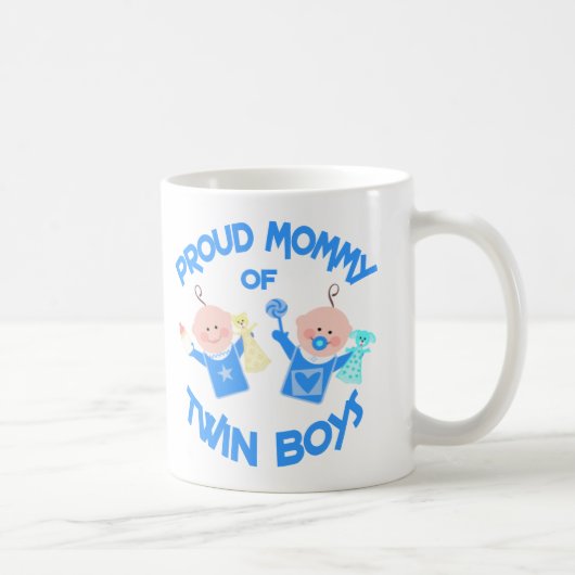 Mama der Mutter Tagesder Doppeljungen Kaffeetasse (Rechts)