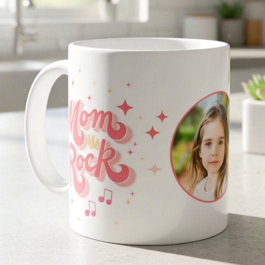Mama der Mutter Typografie Foto Kaffeetasse