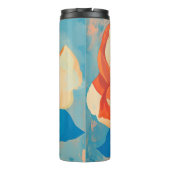 Mama der niedlichen Rose Personalisiert Thermosbecher (Rückseite)