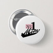 Mama der Nr.-eine Button (Vorne & Hinten)