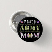 Mama der Proud-Armee Button (Vorne & Hinten)