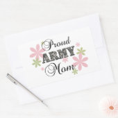 Mama der Proud-Armee [fl c] Rechteckiger Aufkleber (Umschlag)