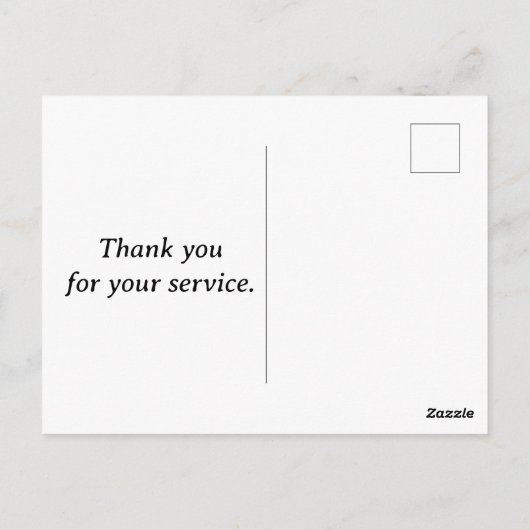 Mama der Proud-Armee Postkarte (Rückseite)