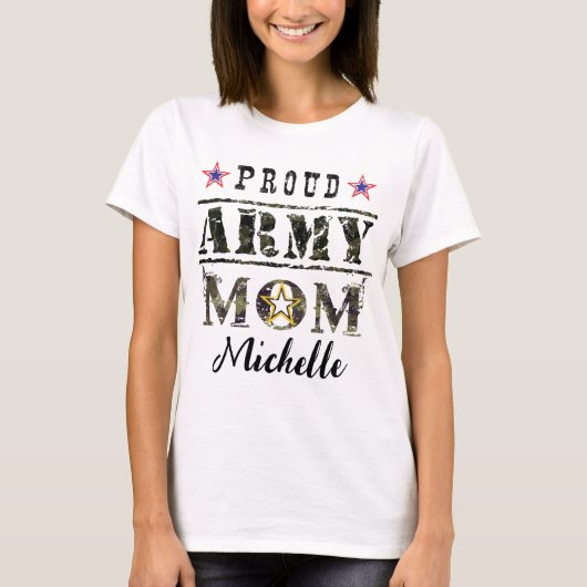 Mama der Proud-Armee T-Shirt (Vorderseite)
