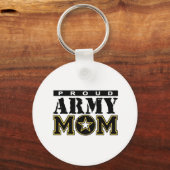 Mama der Proud Army Button Schlüsselanhänger (Vorderseite)