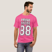 Mama der Proud Cricket Nummer 88 T-Shirt (Vorne ganz)