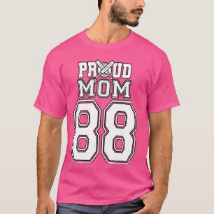 Mama der Proud Cricket Nummer 88 T-Shirt