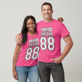 Mama der Proud Cricket Nummer 88 T-Shirt (Unisex)