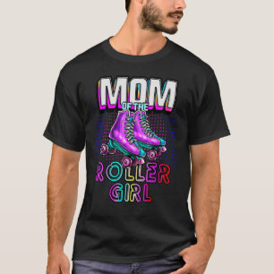 Mama der Rollerwalzen Skaten Geburtstag 1 T-Shirt