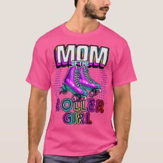 Mama der Rollerwalzen Skaten Geburtstagsschaum T-Shirt