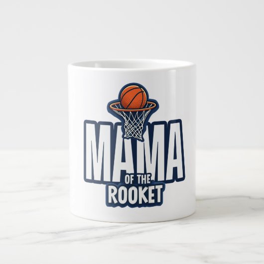 Mama der Rookie Jumbo-Tasse (Vorderseite)