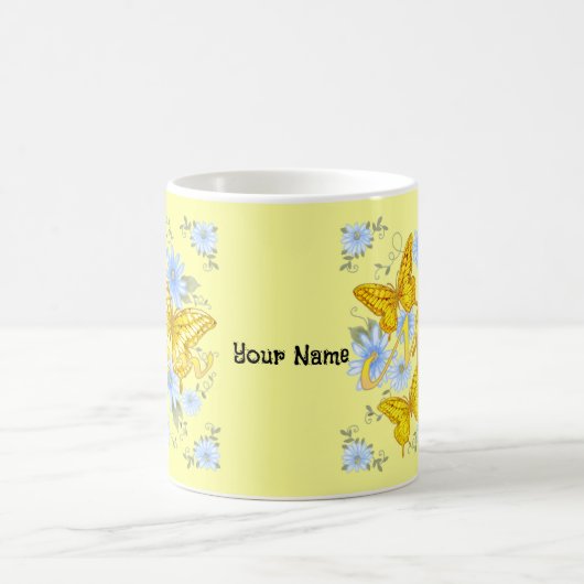 Mama der Schmetterlinge Kaffeetasse (Mittel)