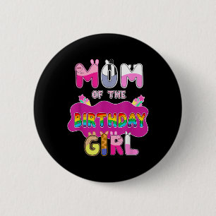 Mama der Schweine-Party-Decorati Button