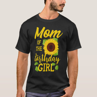 Mama der Sonnenblumenmatchfamilie T-Shirt