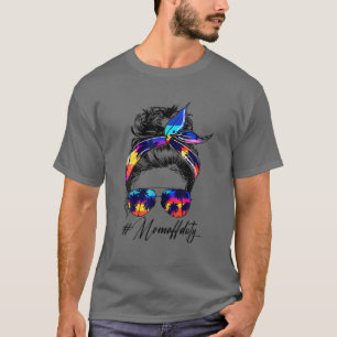 Mama der Sonnenbrille Sonnenuntergang Sonnenunterg T-Shirt