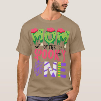 Mama der Spooky ein Halloween ersten Geburtstag T-Shirt