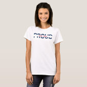 Mama der Stolzen Armee Rot und Blau T - Shirt der  (Vorne ganz)
