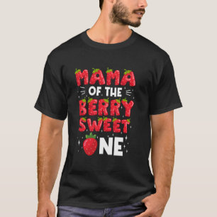 Mama der süßen Beerigen Eine Erdbeere Familienüber T-Shirt