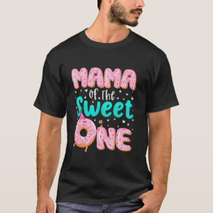 Mama der süßen ein 1. Geburtstag Donut Theme Fam T-Shirt