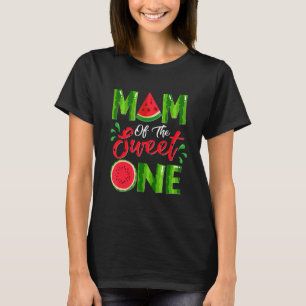 Mama der süßen ein Geburtstag Wassermelone Matchin T-Shirt