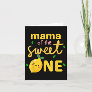 Mama der süßen einen Zitrone 1. Geburtstag Mom Fra Karte