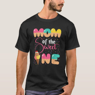 Mama der süßen Eiscreme zum Geburtstag T-Shirt
