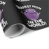 Mama der Trauben im Weltraum Funny Fruit Pun Dark  Geschenkpapier (Rolleneckpunkt)