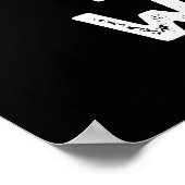 Mama der Trauben im Weltraum Funny Fruit Pun Dark Poster (Ecke)