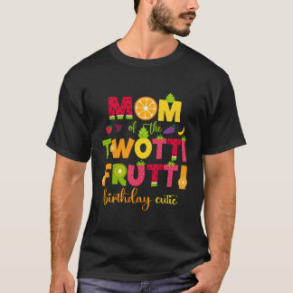 Mama der Twotti Frutti Niedlich 2. Geburtstagsfami T-Shirt