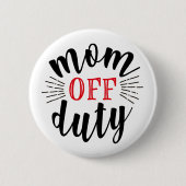 Mama der Typografie Button (Vorderseite)