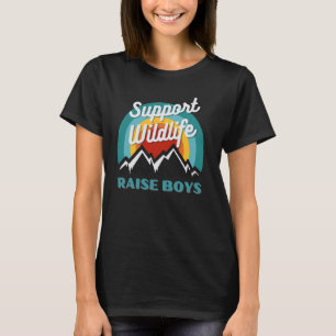 Mama der Vater , Unterstützung der Wildtiere, Fett T-Shirt