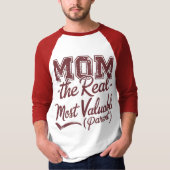 Mama — Der wahre MVP (höchst wertvolles Parent) T-Shirt (Vorderseite)