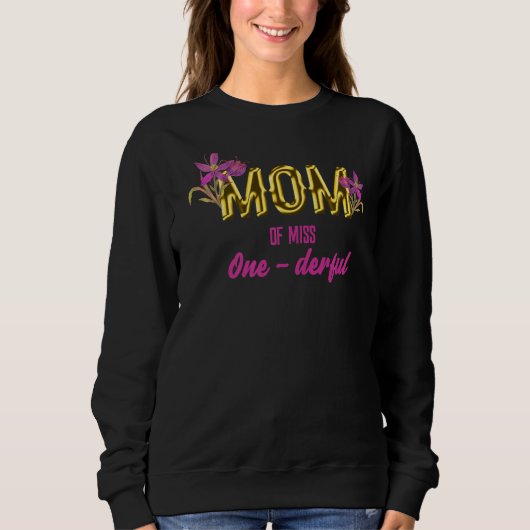 Mama der weiblichen Mama Mama Mama Oma Sweatshirt (Vorderseite)