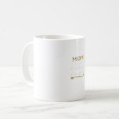 Mama der weiblichen Prinzessin Matching Kaffeetasse (Vorderseite Links)