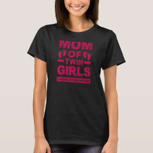 Mama der weiblichen Zwillingsmädchen - Klassische T-Shirt