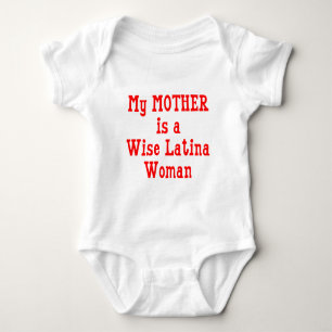 Mama der Weisen Latina (rot) Baby Strampler