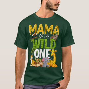 Mama der wilden Tierfamilie T-Shirt